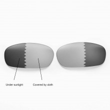 Walleva Polarized Transition/Photochromic Replacement Lenses for Oakley Square Wire 2.0 Sunglasses